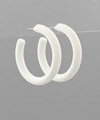 Gameday 40mm Color Coat Hoops -White