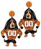 Gameday Smokey Glitter Earrings