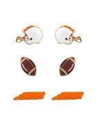 Football trio Earrings