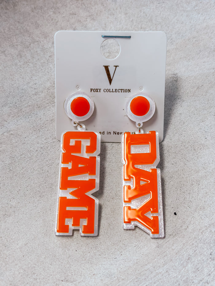 Game day earrings