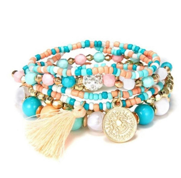 Gypsy Beaded Bracelet set