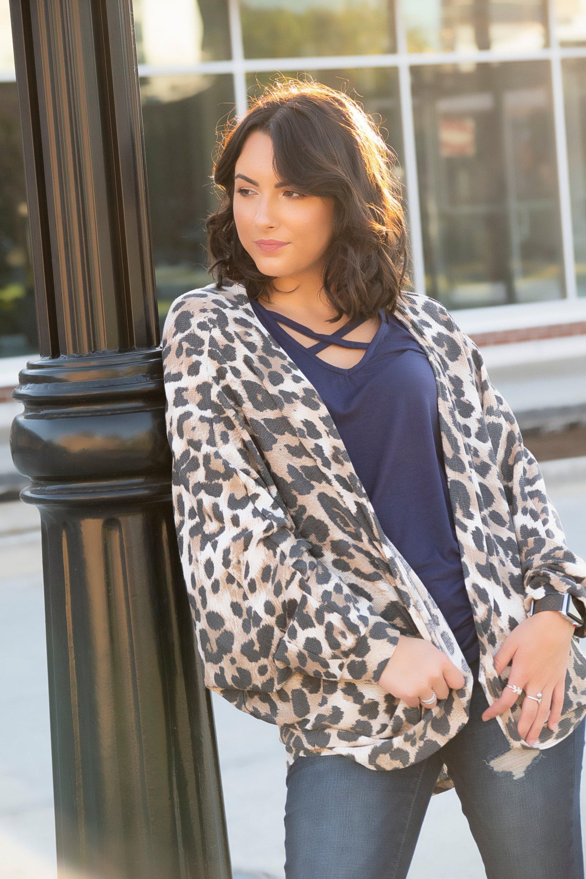 Beachy Nights Animal Print Cardigan - 512 Boutique