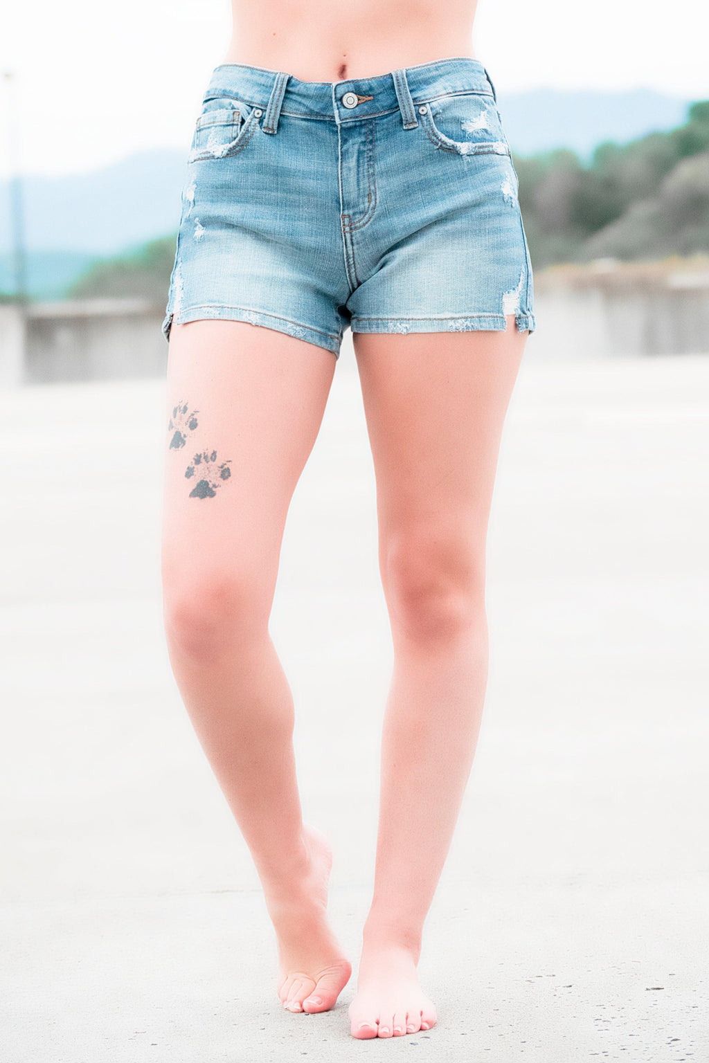 Delilah Mid Rise Shorts - 512 Boutique