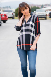 Never Too Late Top- Black - 512 Boutique
