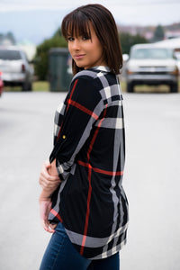 Never Too Late Top- Black - 512 Boutique