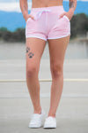 Candy Pink Contrast Shorts - 512 Boutique