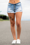 Alexa Distressed Kancan Shorts - 512 Boutique