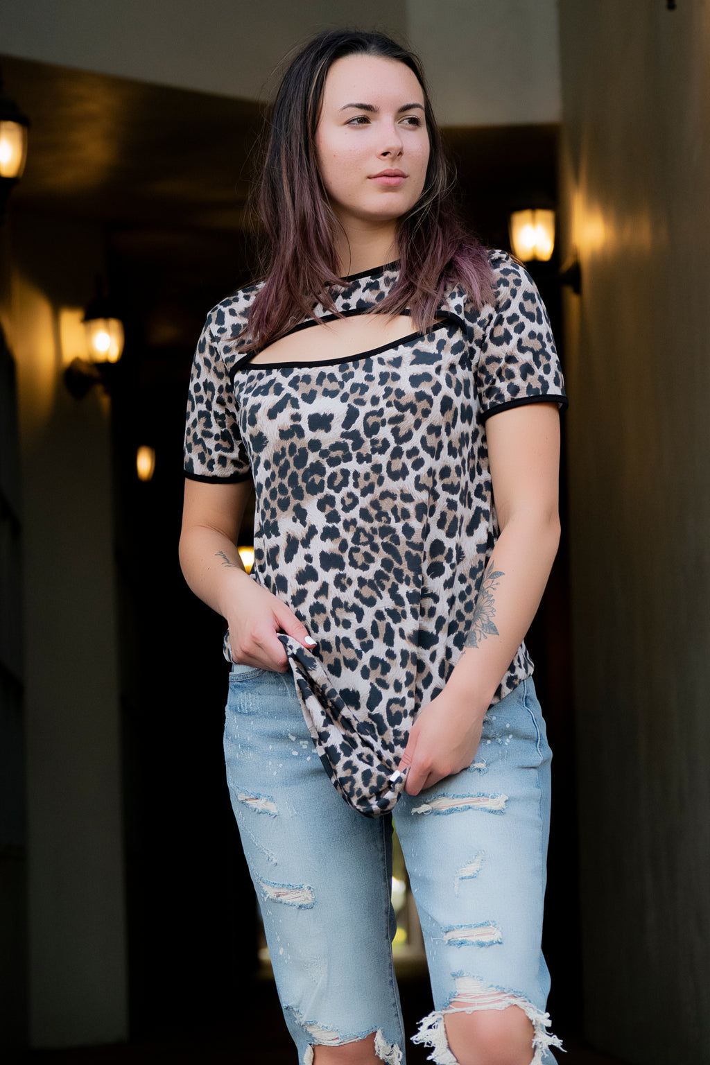 Drive me Wild Top- Brown - 512 Boutique