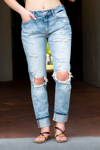 Quinn Kancan High Rise Boyfriend Jeans - 512 Boutique