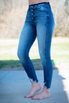 Sadie Button Fly Kancan Jeans - 512 Boutique