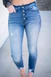 Sadie Button Fly Kancan Jeans - 512 Boutique