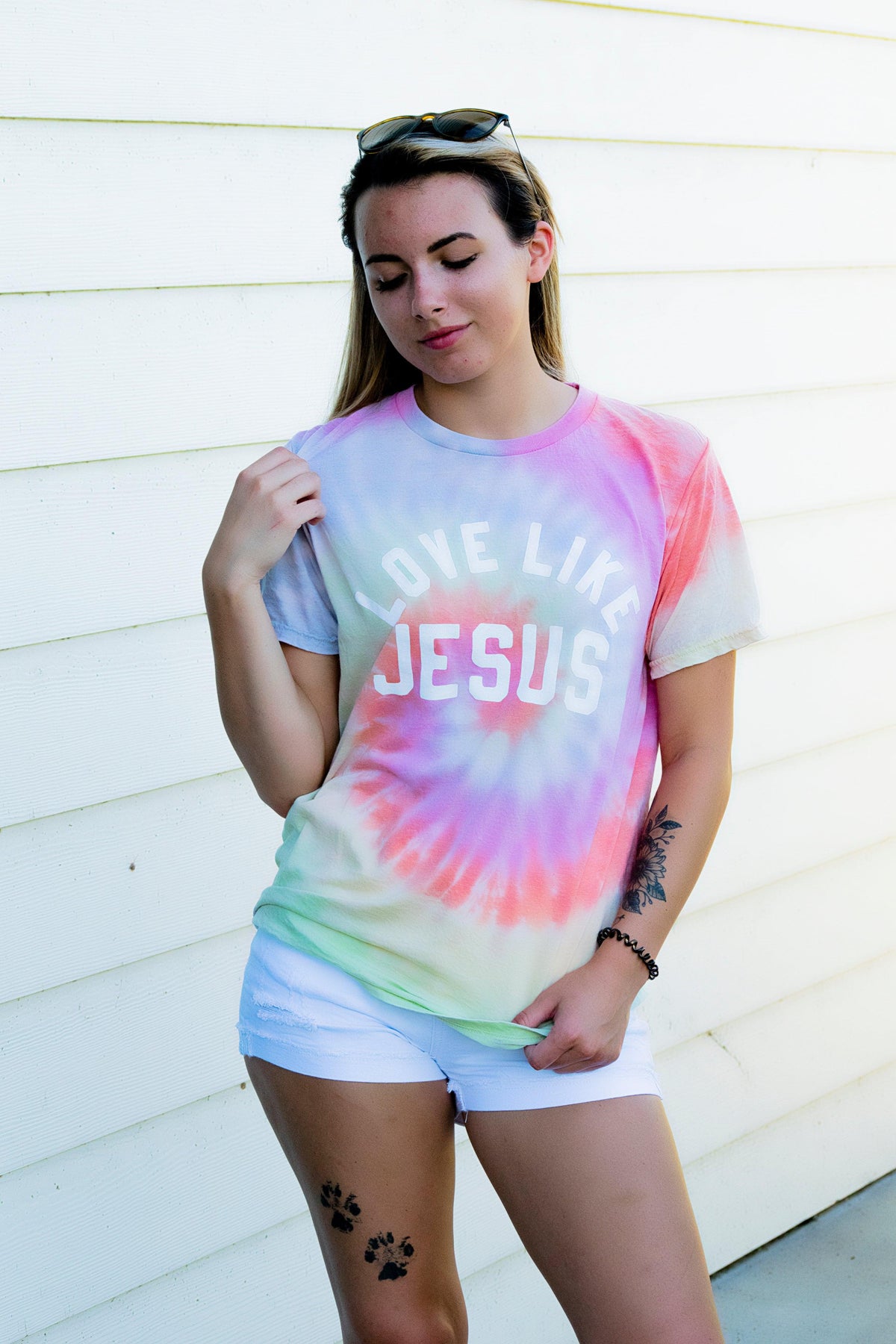 Love Like Jesus - Tie Dye - 512 Boutique