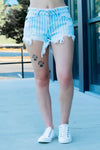 Alana Stripe Kancan Shorts - 512 Boutique