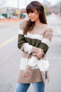 This is Everything Sweater- Taupe - 512 Boutique