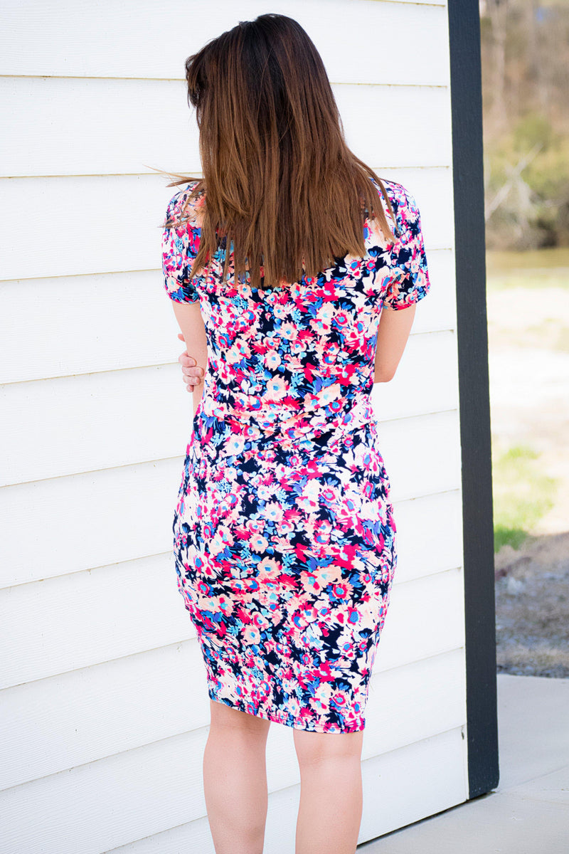 Star of the Show Dress- Navy - 512 Boutique