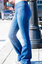Eliza Cello Flare Pull on Jeans - 512 Boutique