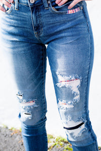 Rhett KanCan Aztec Jeans - 512 Boutique