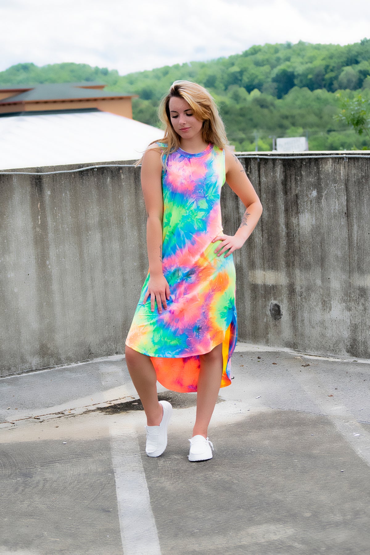 Rainbow Burst Dress - 512 Boutique