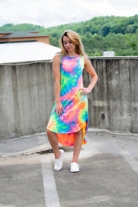 Rainbow Burst Dress - 512 Boutique