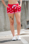 Red Star shorts - 512 Boutique