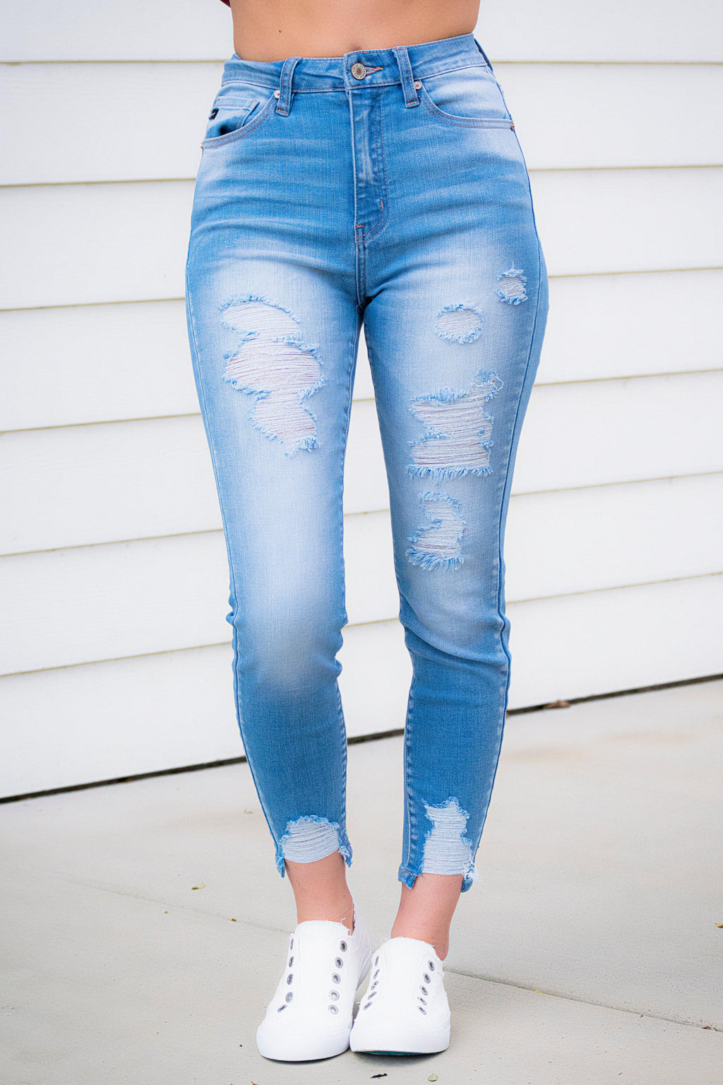 Zoey Distressed KanCan Jeans - 512 Boutique