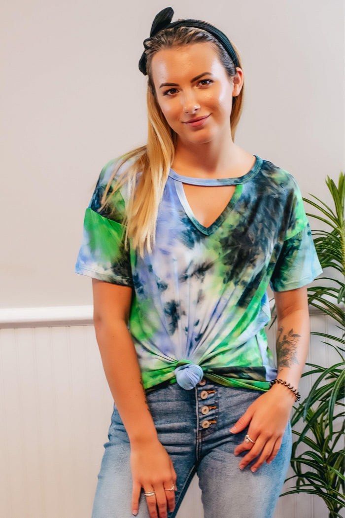 Midnight Love Tie Dye Top - 512 Boutique