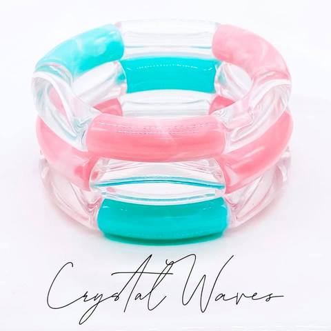 Crystal Waves Bracelet - 512 Boutique