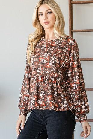 Floral Tiered Top