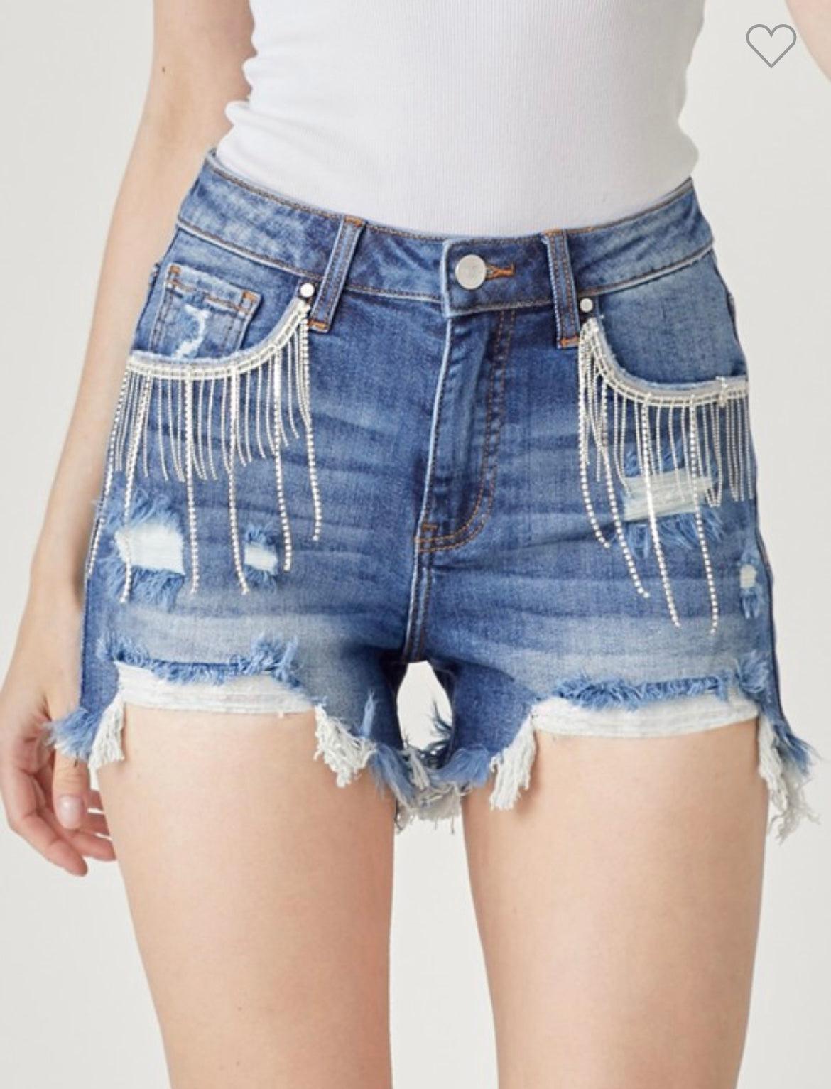 Country Girl Shorts -Denim