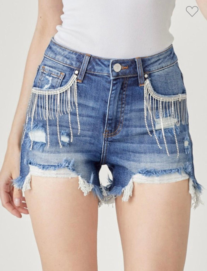 Country Girl Shorts -Denim