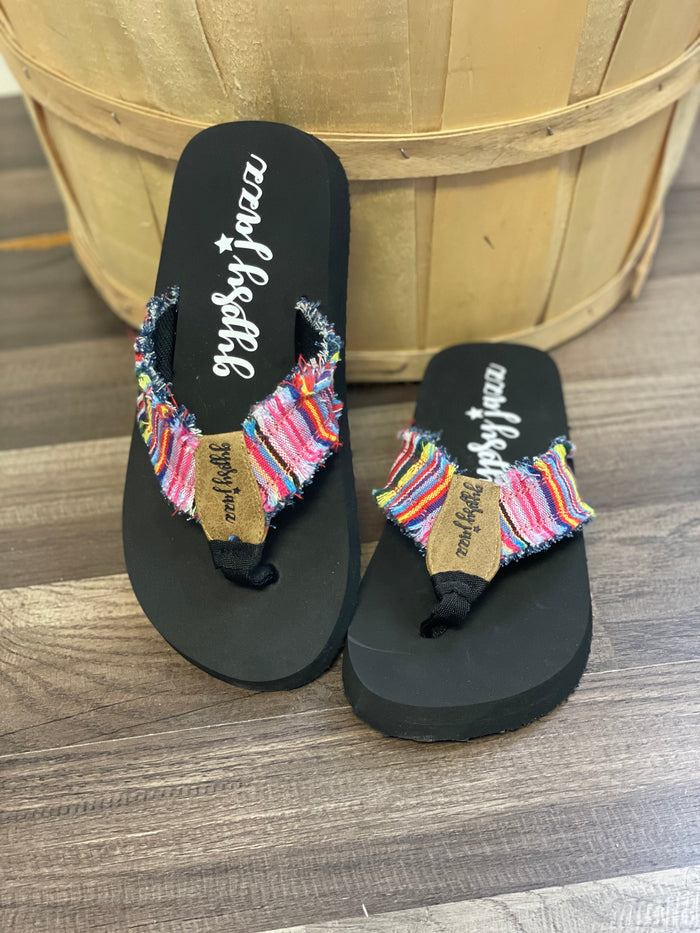 Gypsy Jazz Gjazz Sandal - Multi Pink/Black - 512 Boutique