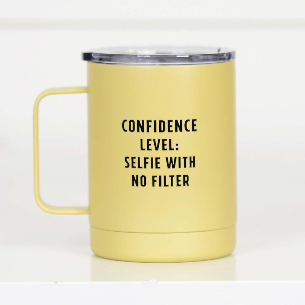 Confidence Level No filter Travel Mug - 512 Boutique