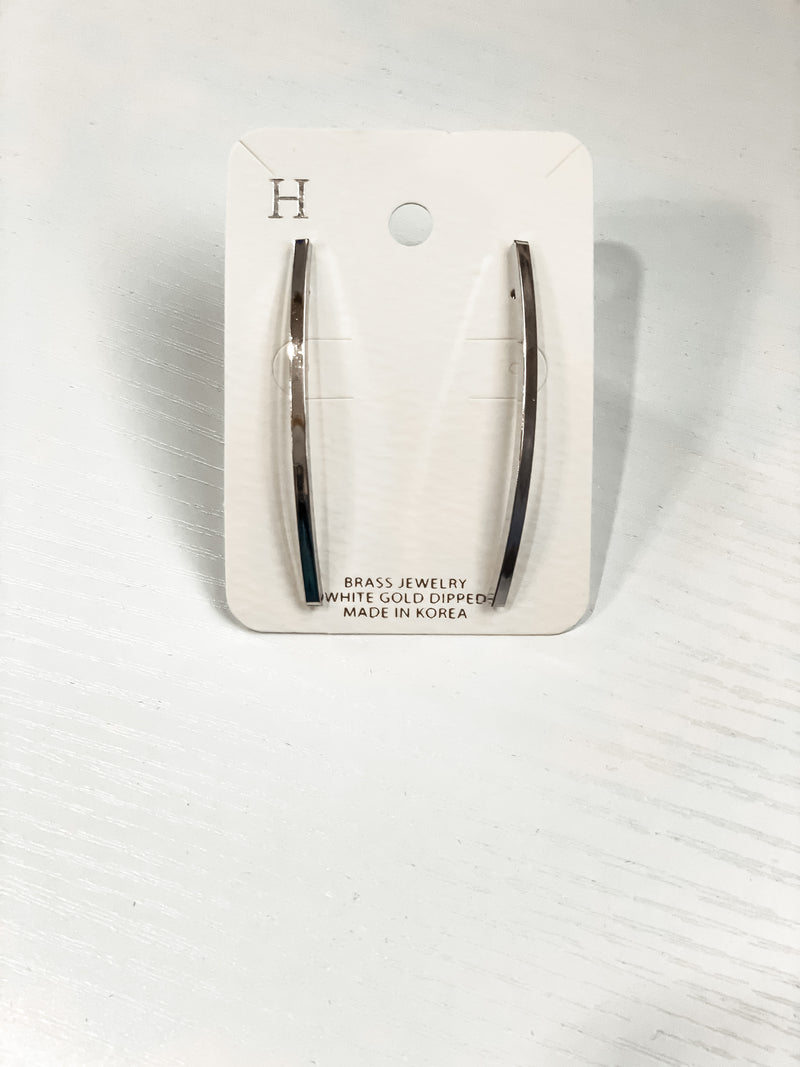 Silver Dangle Earrings - 512 Boutique