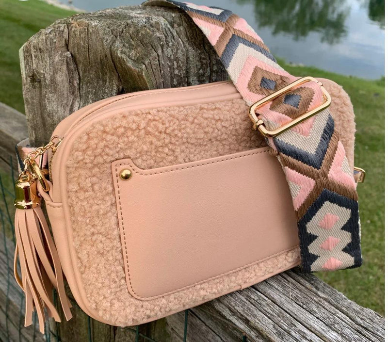 Sherpa Crossbody Apricot
