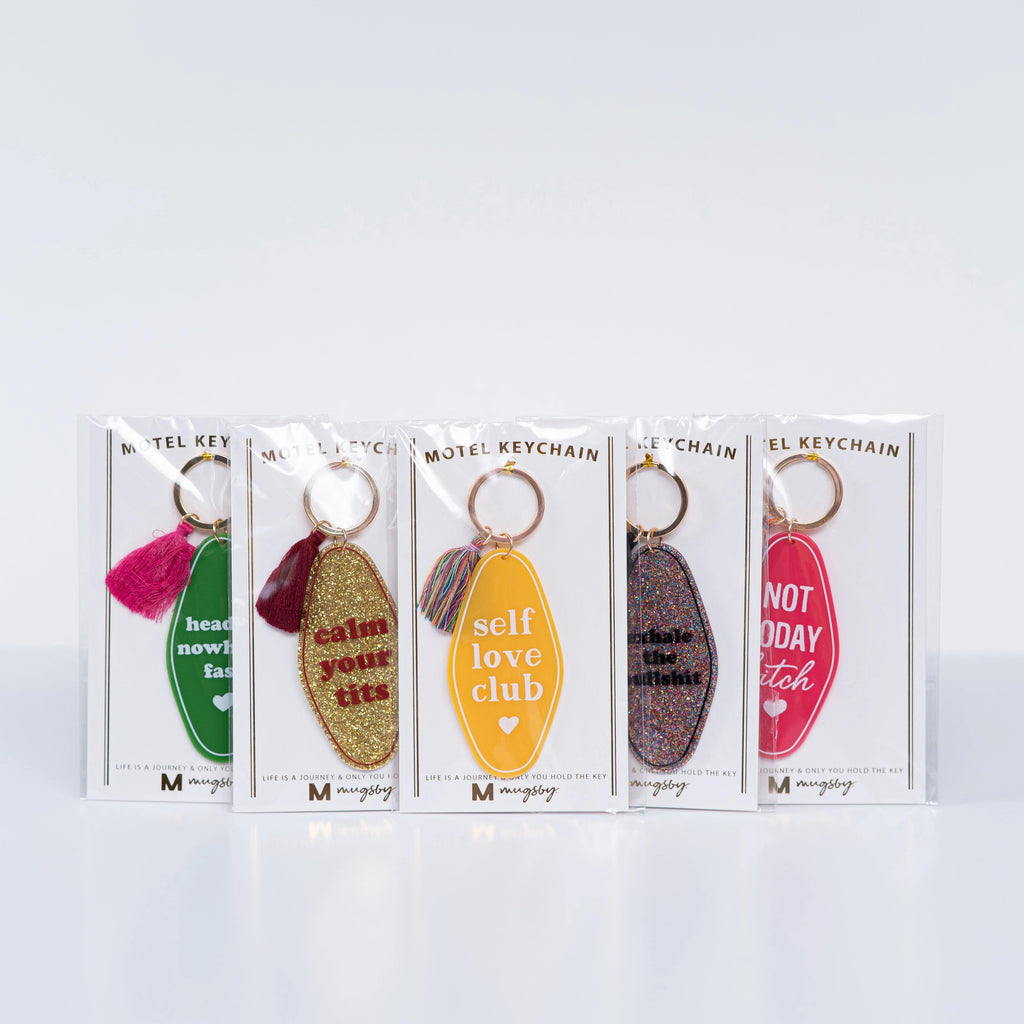 Motel Keychain- Multiple choices - 512 Boutique