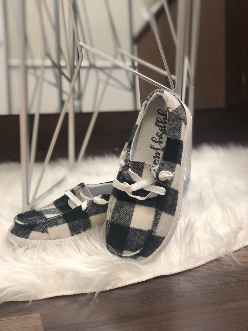Gypsy Jazz Heather- Black Plaid - 512 Boutique