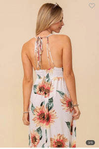Sunflower Dress - White