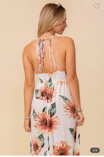 Sunflower Dress - White