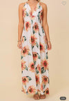 Sunflower Dress - White