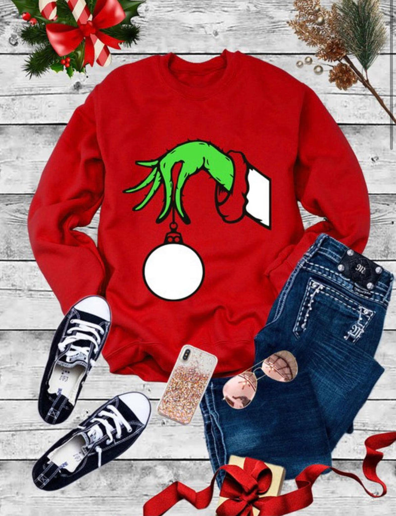 Merry Grinchmas Fleece sweatshirt