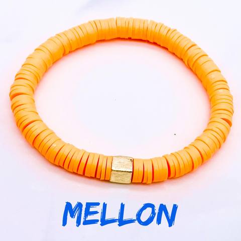 Summer Confetti Bracelet Collection- Melon - 512 Boutique