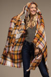Mochachino Plaid Ruana