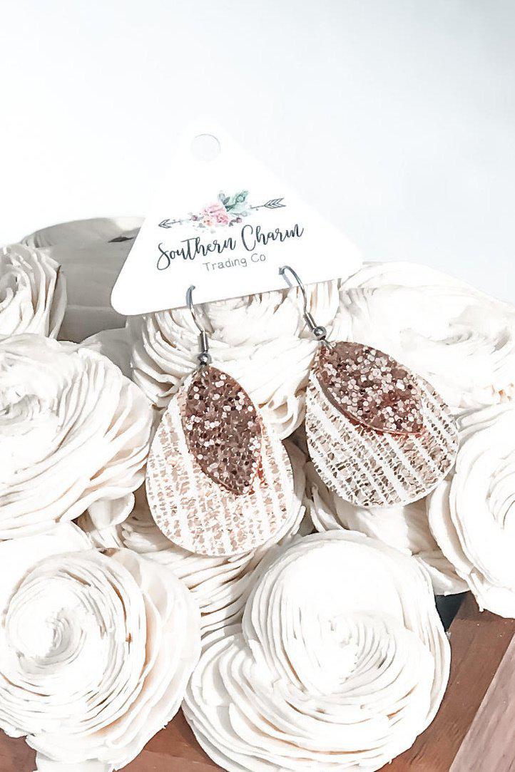 Rose Gold Rain Bitty Layer Earrings - 512 Boutique